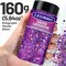 Purple Glitter, 160g/5.64oz Holographic Chunky Glitter for Crafts, Resin, Nail Body, Tumblers, Party Decorations